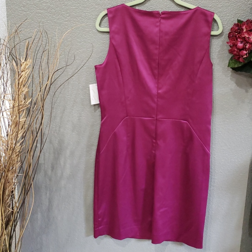 New York and Co collection purple/fuschia dress - Picture 3 of 4
